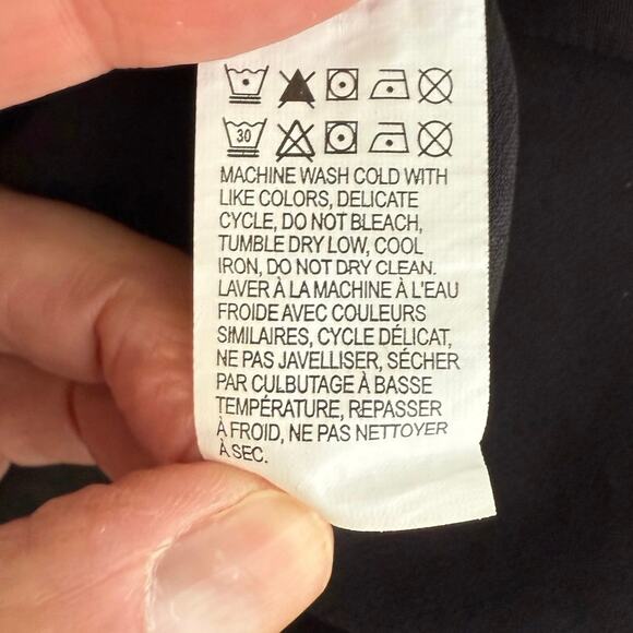 Lucky Brand Boho Midi Dress Sz Medium Black White Floral Lined Sleeveless Casual - Picture 15 of 16